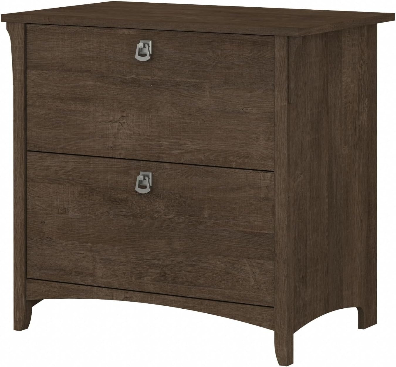 Bush Furniture Salinas 2 Drawer Lateral File Cabinet in Ash Brown-0