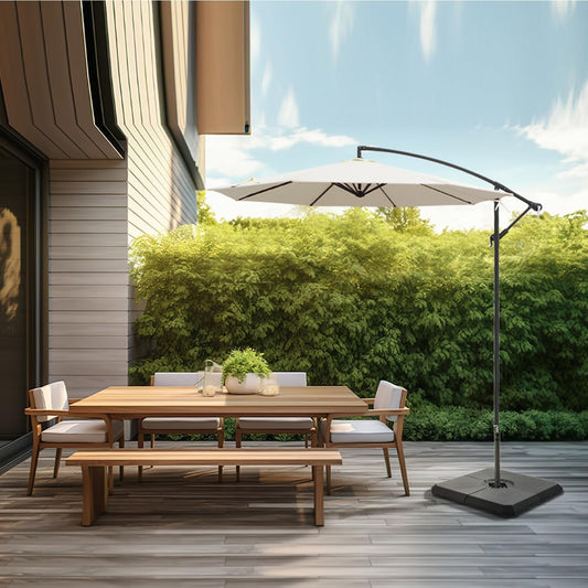 317lb Offset Umbrella Base Weights 4-Piece Black-0