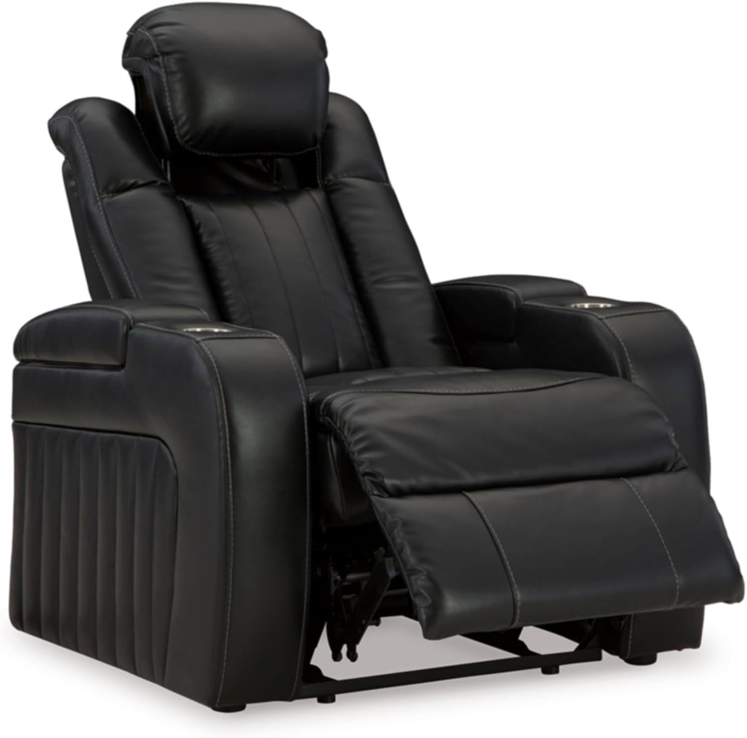 Caveman Den Power Recliner, 39" W X 42" D X 42" H, Black-2