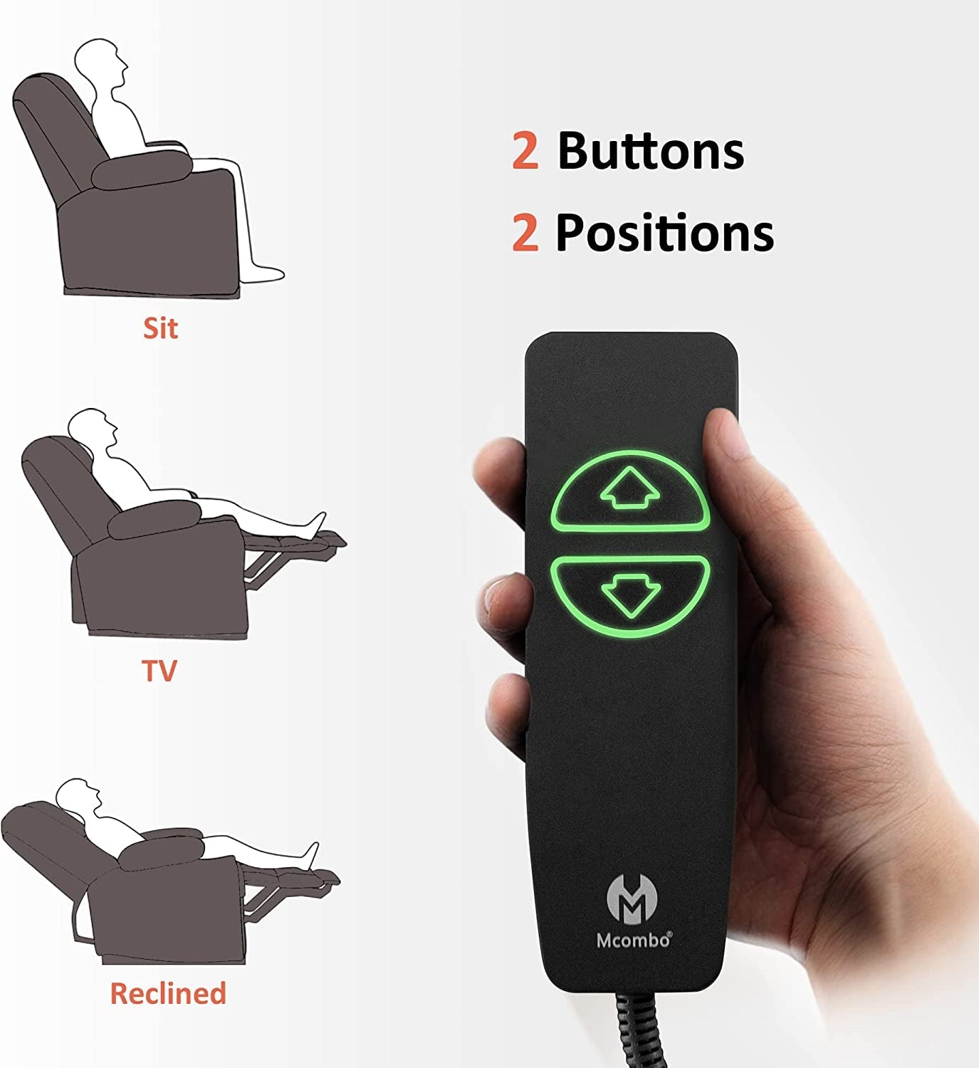 Electric Power Recliner Chair with Heat and Massage-3