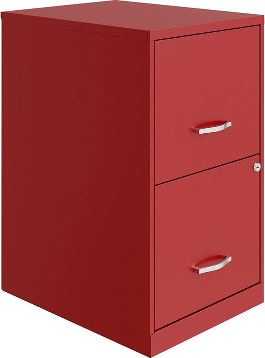 Red 45Cm SOHO Lateral File Cabinet-0