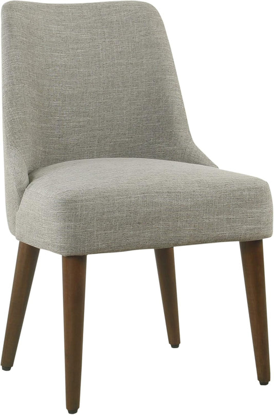 Home Decor | Upholstered Hemet Gayle Side Dining Chair | Decorative Home Furniture, Woven Gray (Single Pack)-0