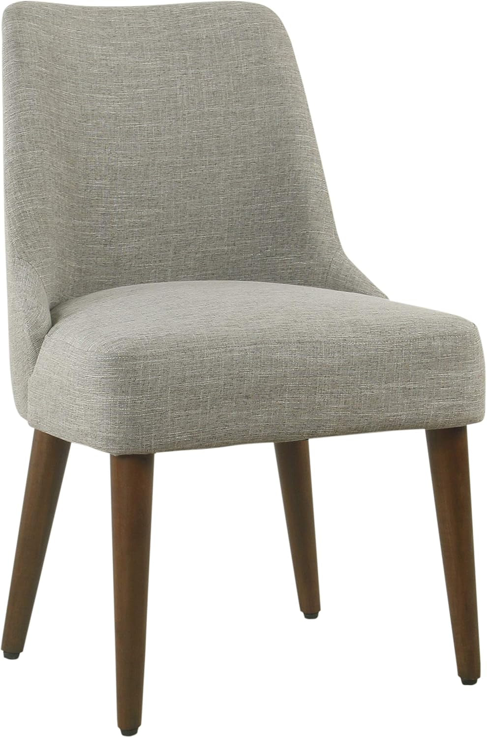 Woven Gray Upholstered Dining Chair Single Home Decor-0