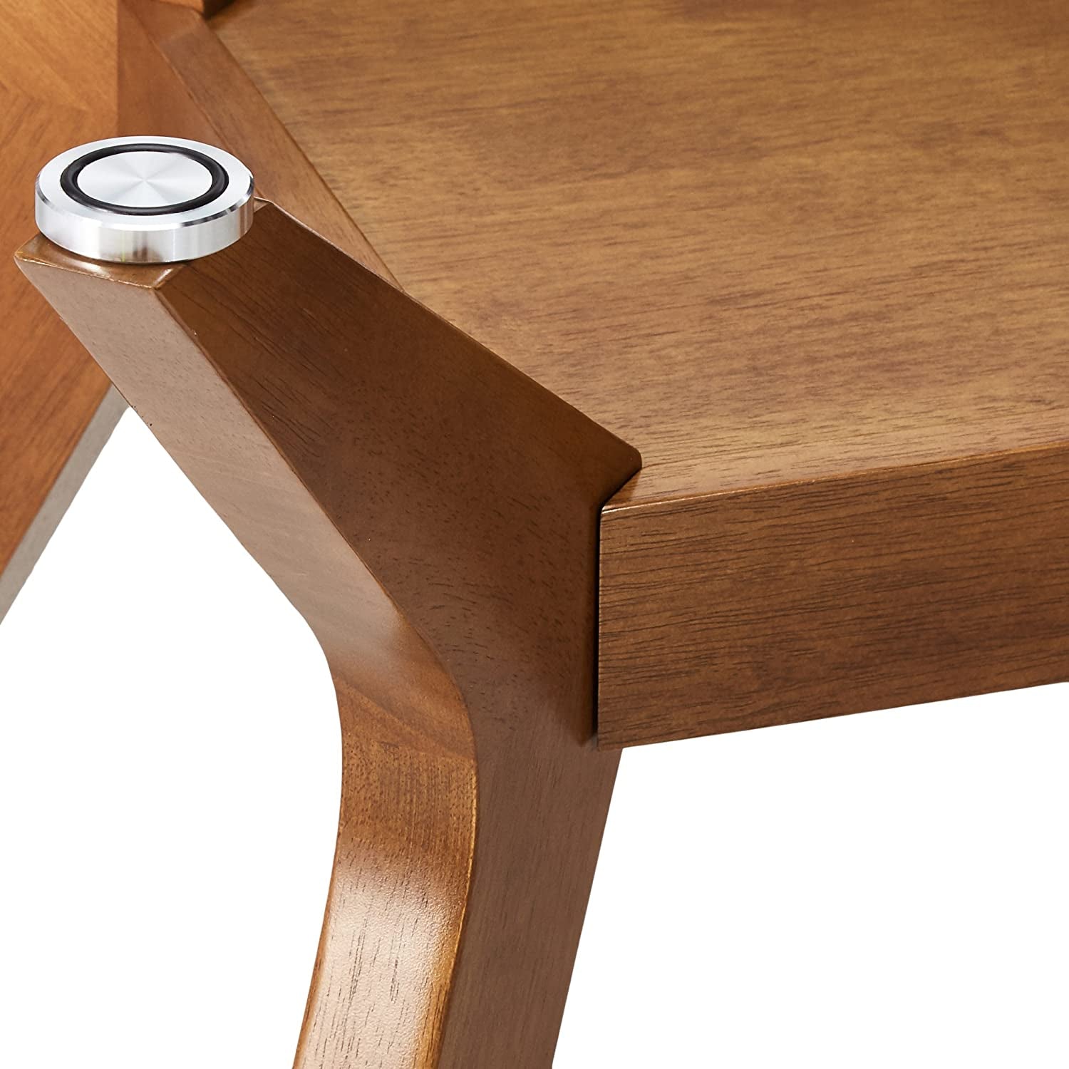 Paxton Mid Century Modern Wood Table Base Only-2