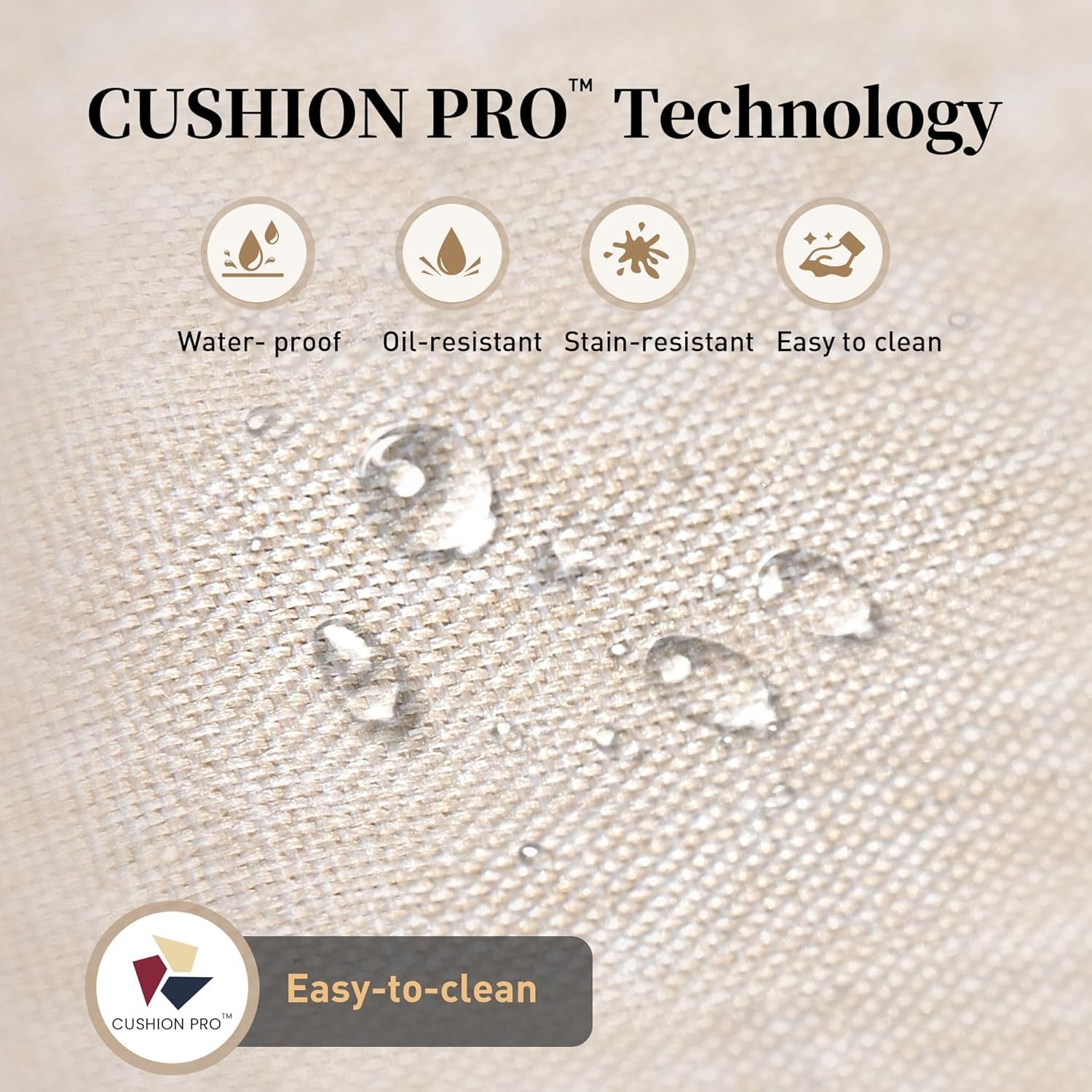 Patio Furniture Set Outdoor Furniture Brown Wicker Rattan Patio Conversation Sets with Cushion outside Sofa Set,6 Pieces with Rectangular Firepit Table,7 Seats,Beige-2