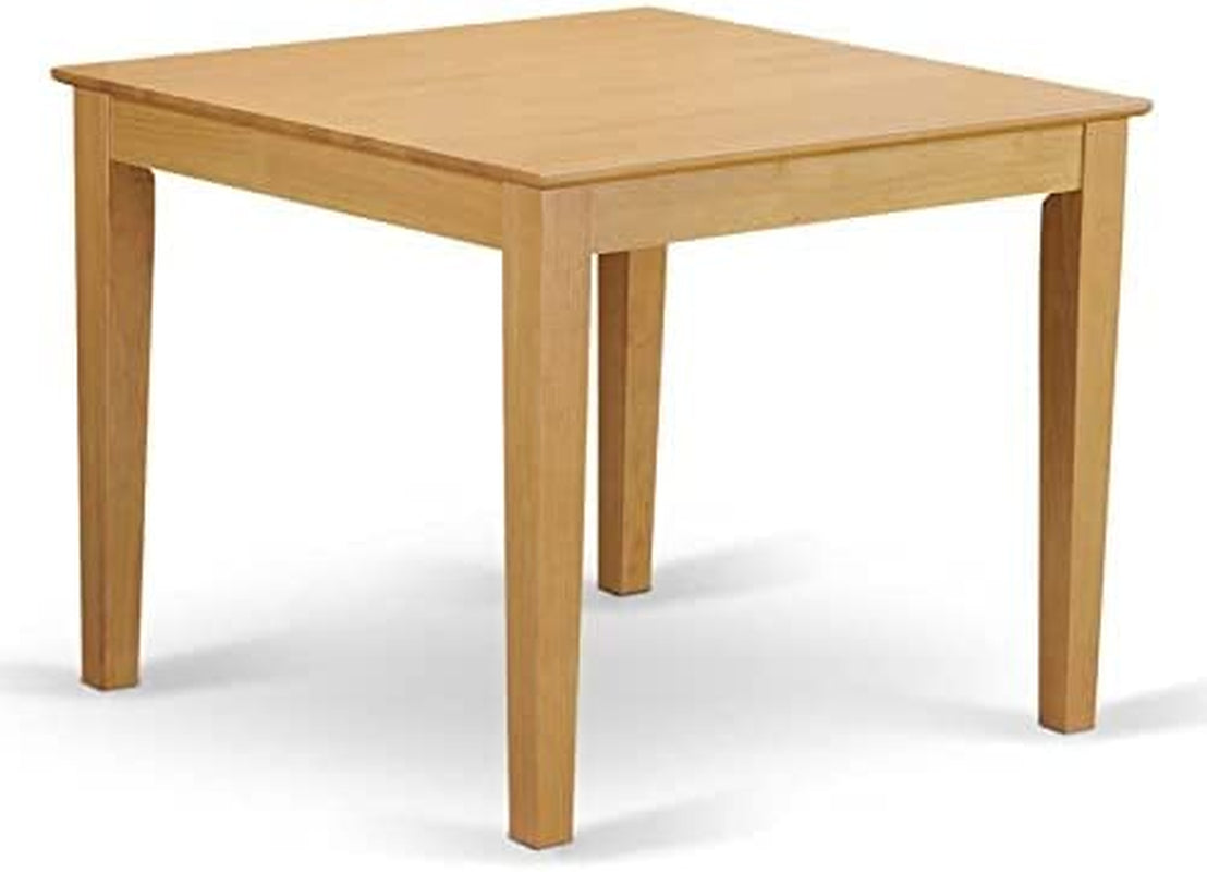 Modern Square Oak Dining Table, 36 X 30-1