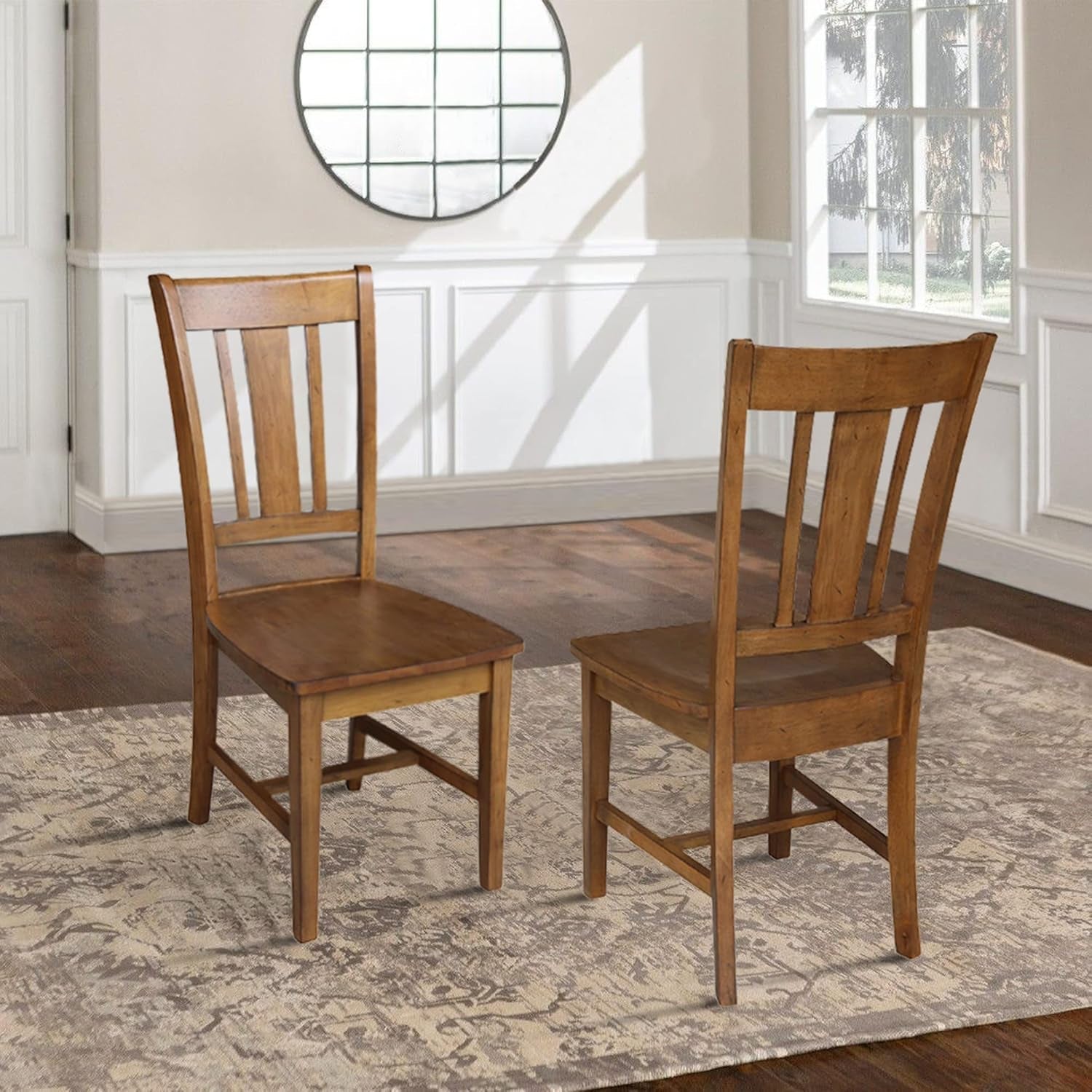 International Concepts San Remo Chair, Pecan-1