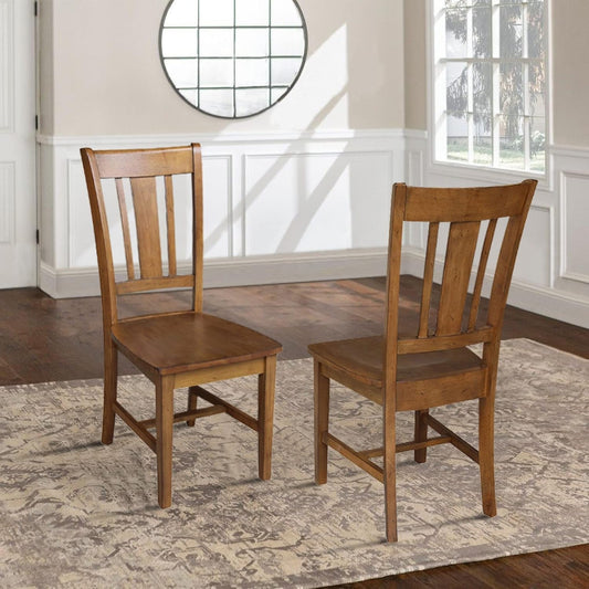 International Concepts San Remo Chair, Pecan-1