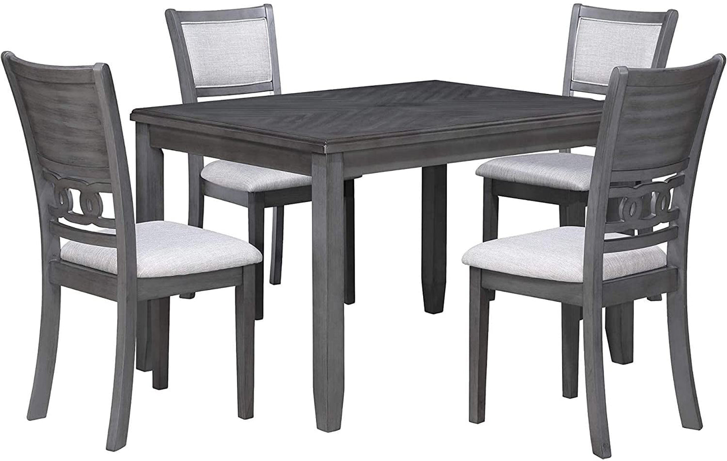 Gia 5-Piece Dining Set with 1 Table and 4 Chairs-1