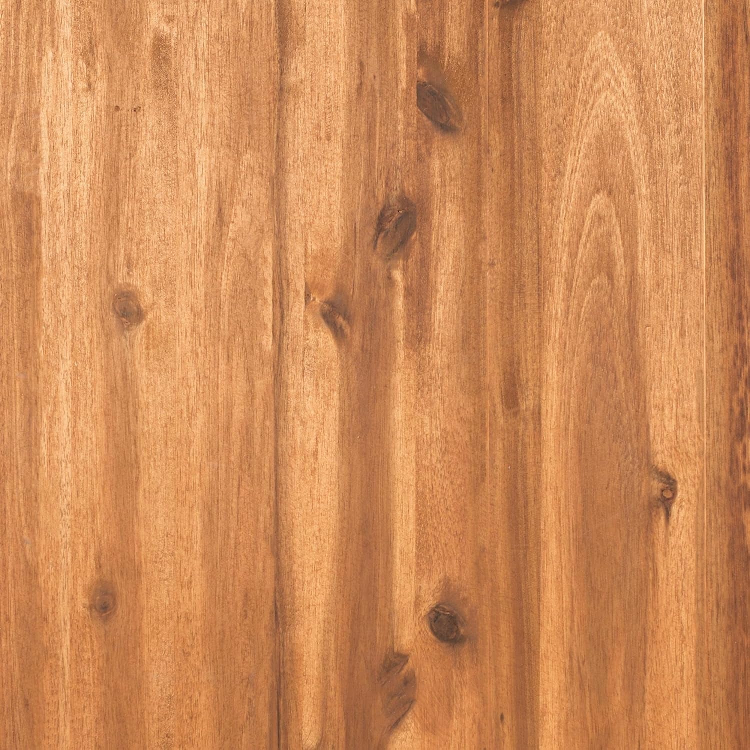 2 Piece Outdoor Patio Chevron Wood Chair Set All Weather Backyard Conversation Garden Poolside Balcony, Set of 2, Brown-1