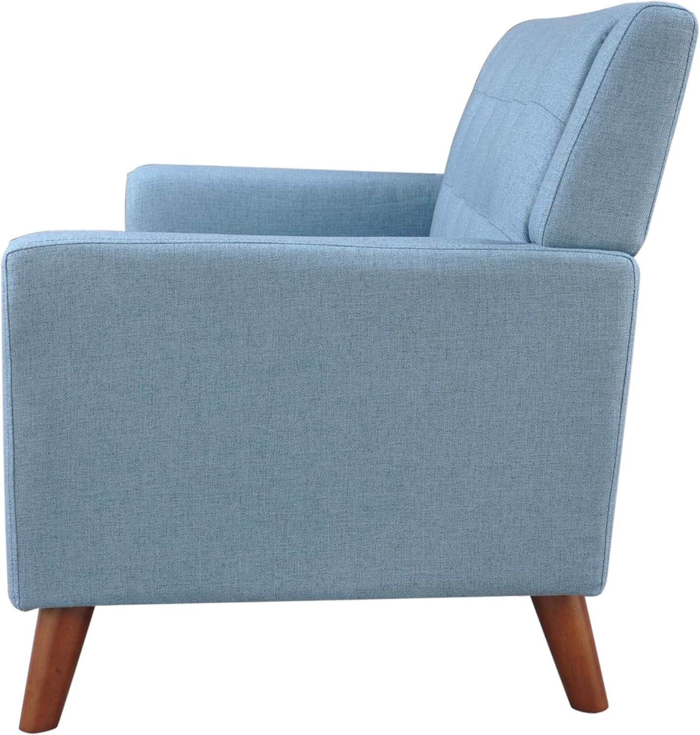 Blue Mid-Century Modern Loveseat Stylish and Comfortable-4