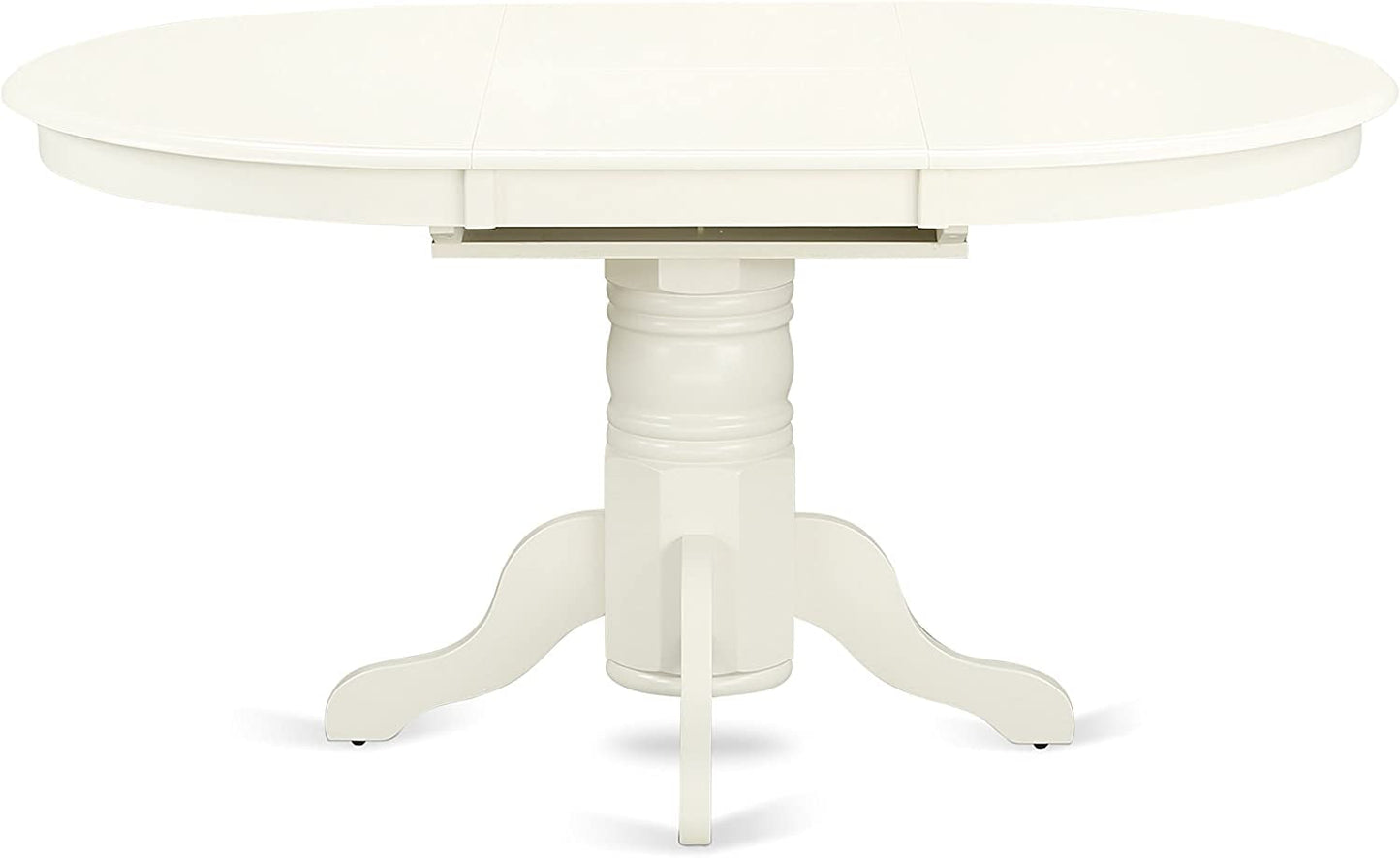 Linen White round Dining Room Table-3