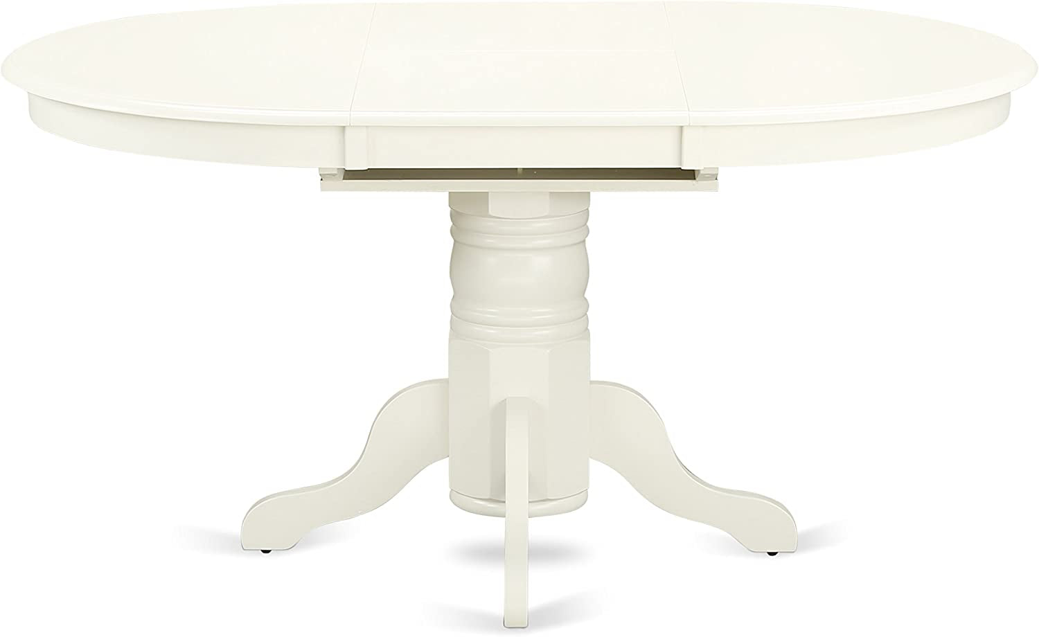 Linen White round Dining Room Table-3