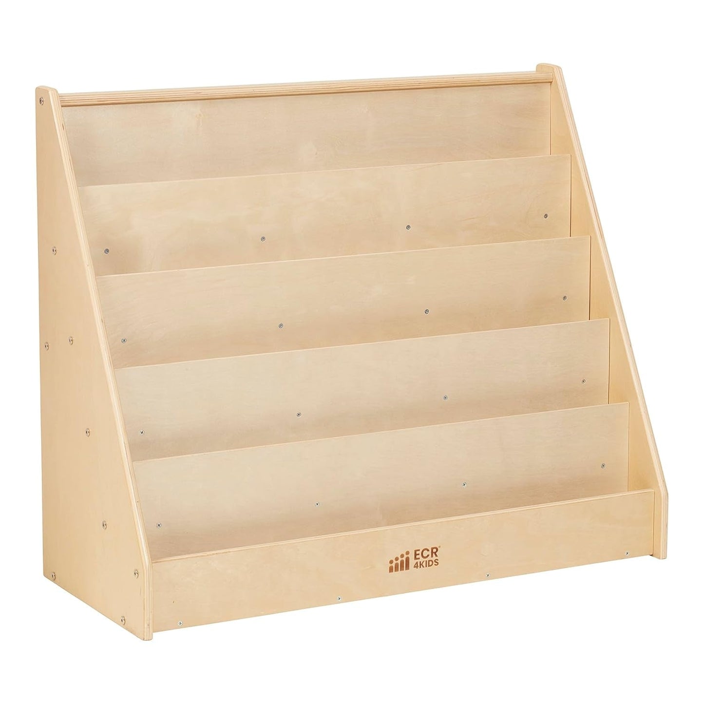 Single-Sided Book Display, Classroom Bookshelf, Natural-0