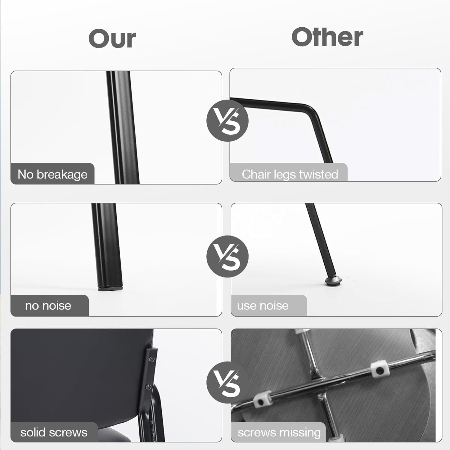 2 Leather Guest Chairs, Lumbar, Padded Arms, Office-3