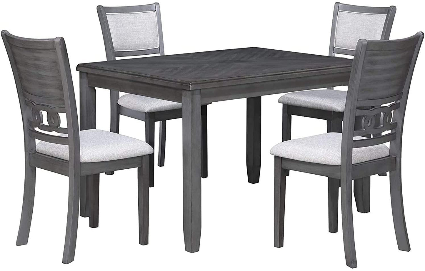 Gia 5-Piece Dining Set with 1 Table and 4 Chairs-2