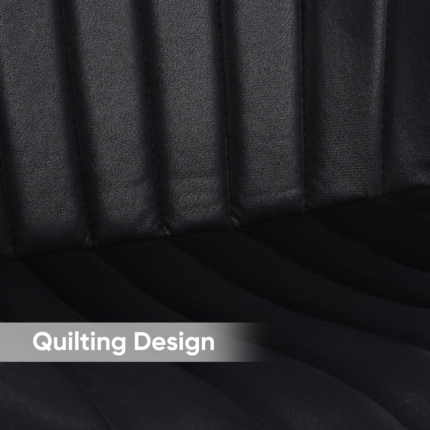 Bar Stools Set of 3 Modern Swivel Bar Chairs, Barstools Counter Height with High Backrest, Easy 3-5 Minute Assembly for Bar, Kitchen, Dining Room Black-3