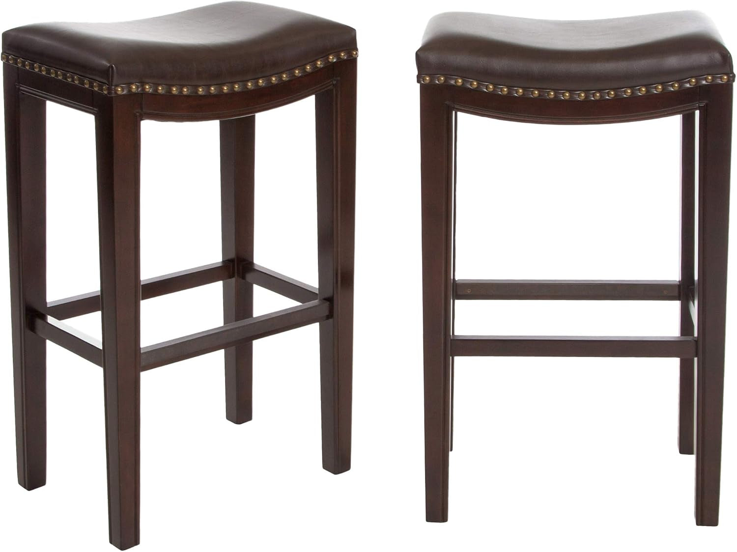 Christopher Knight Home Avondale Backless Bar Stools,12"D X 18.13"W X 30"H, 2-Pcs Set, Brown-0