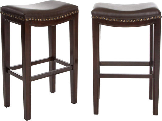Christopher Knight Home Avondale Backless Bar Stools,12"D X 18.13"W X 30"H, 2-Pcs Set, Brown-0