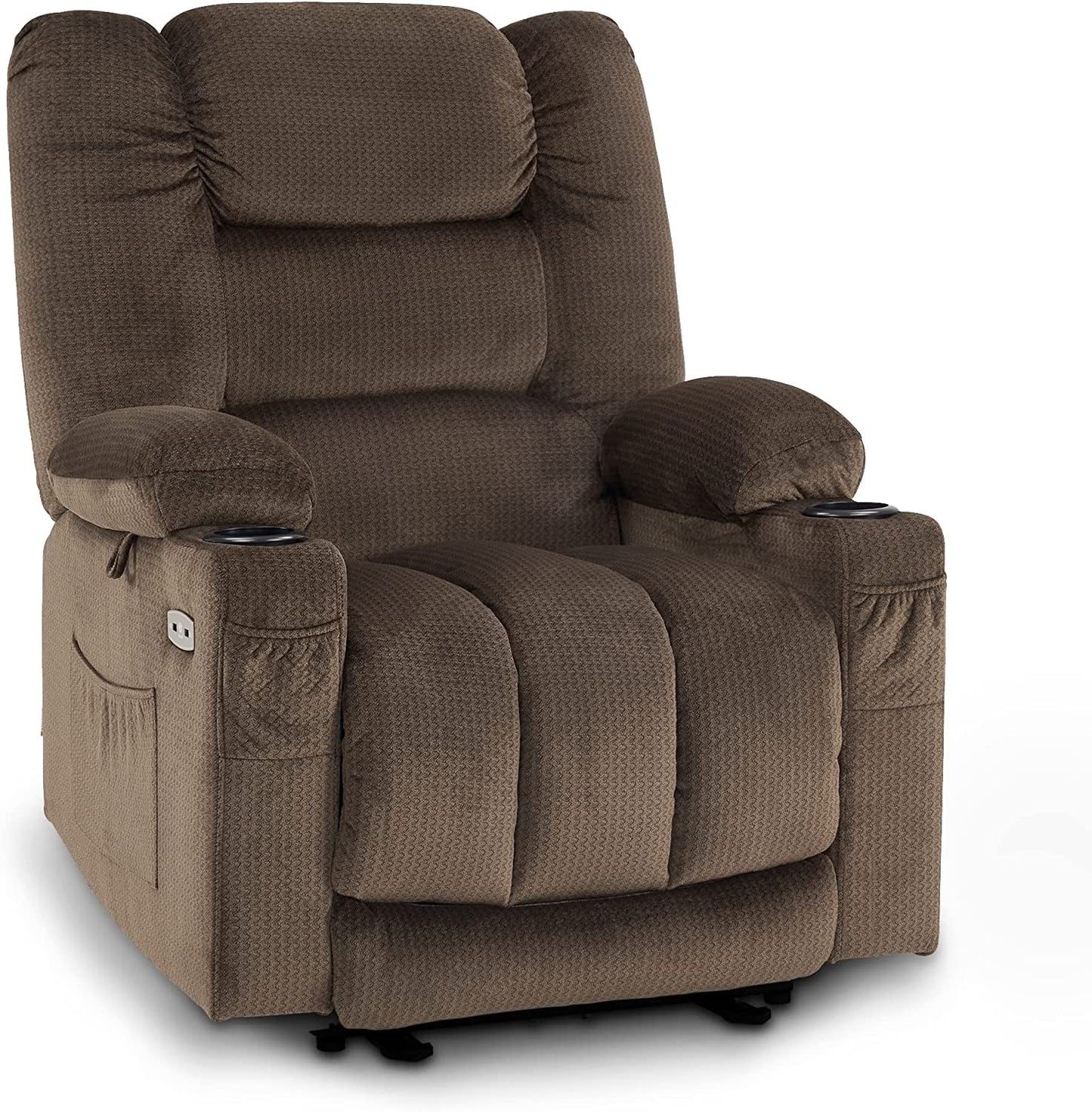 Electric Power Recliner Chair with Heat and Massage-1