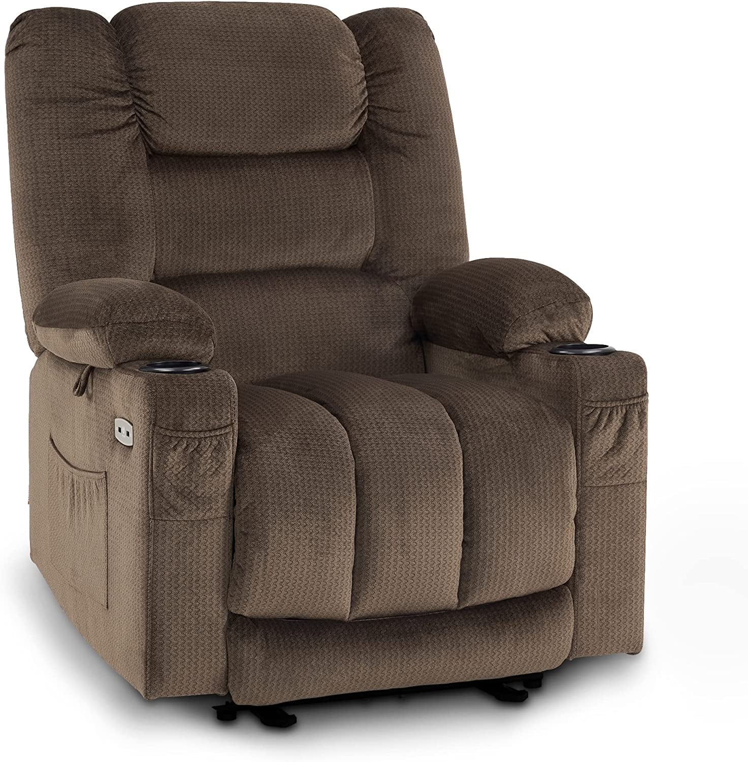 Electric Power Recliner Chair with Heat and Massage-1