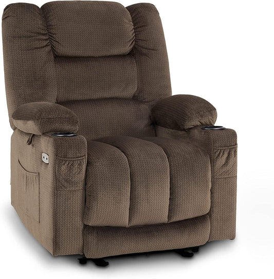 Electric Power Recliner Chair with Heat and Massage-1