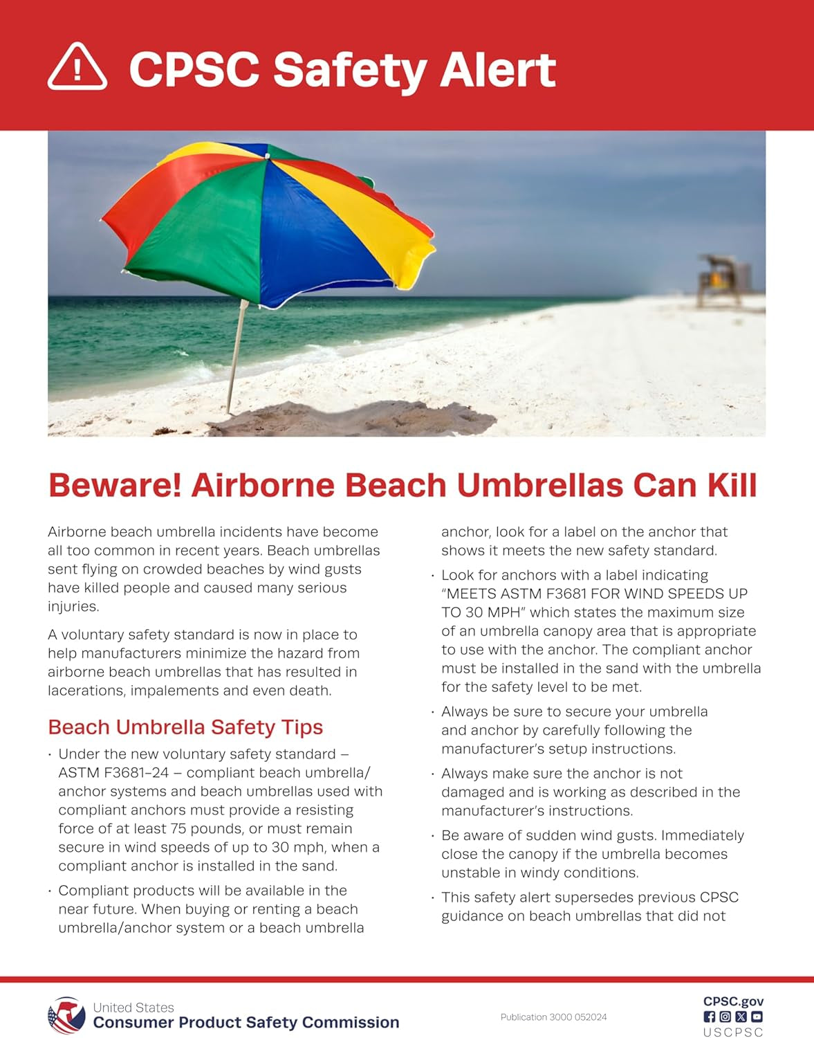 ALL-IN-ONE BEACH UMBRELLA SYSTEM. Includes ULTRA Base (Compliant with the ASTM F3681-24 Beach Umbrella Safety Standard). (Deep Ocean Blue)-1