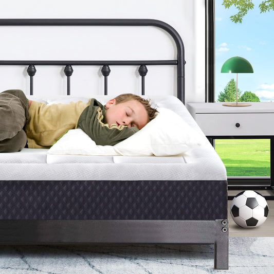 Twin Gel Memory Foam Mattress, 5 Inch, CertiPUR-US Certified-0