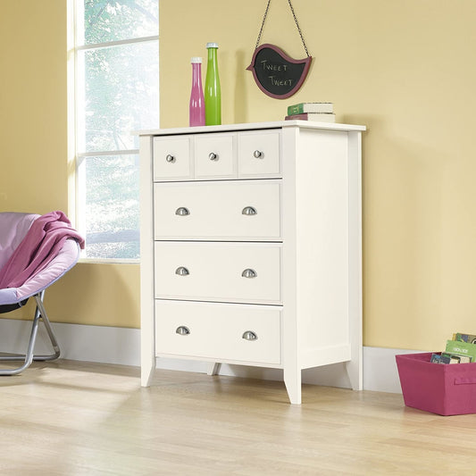 Soft White 4-Drawer Shoal Creek Dresser-0