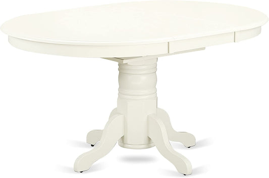 Linen White round Dining Room Table-1