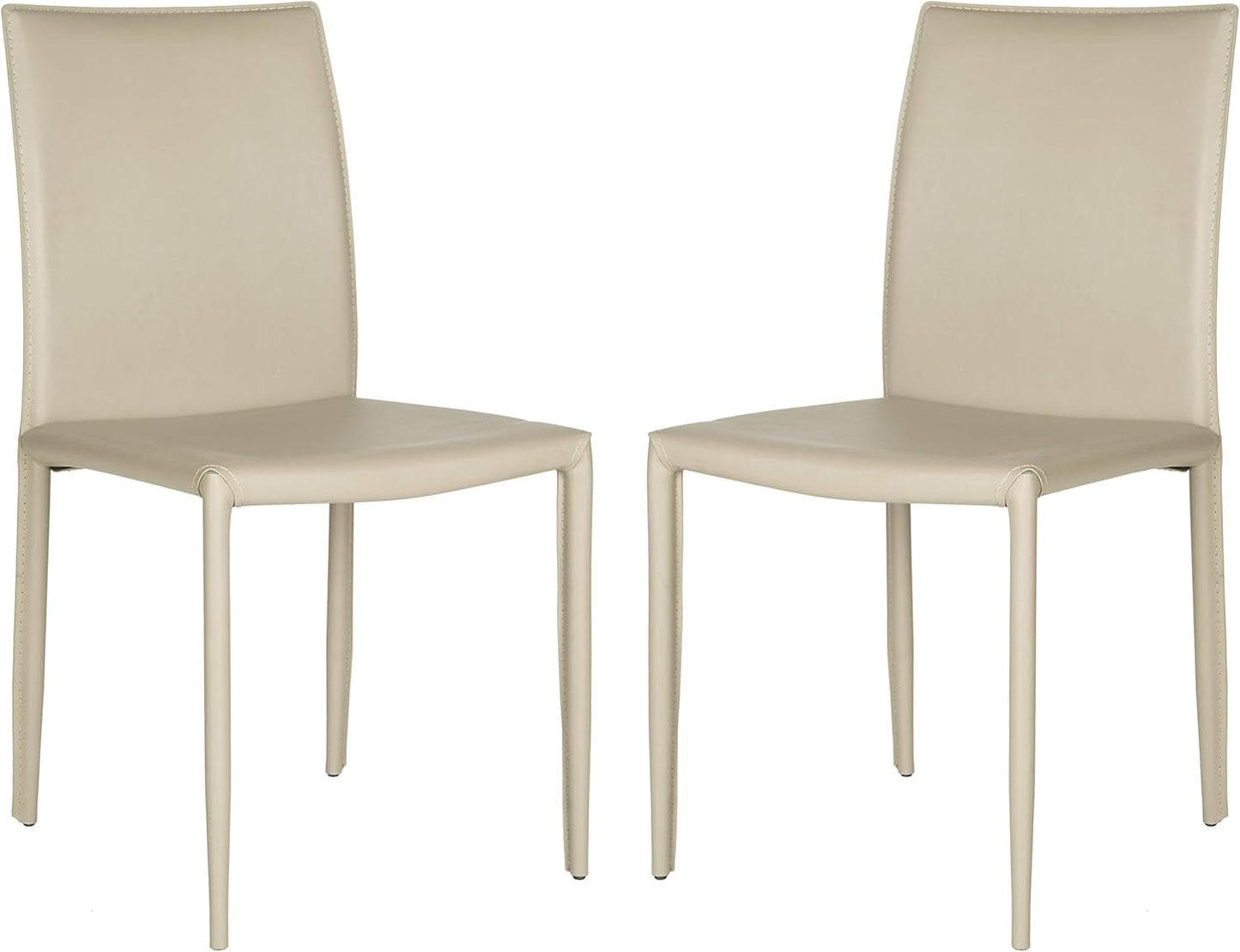 Home Collection Karna Modern Light Grey Dining Chair (Set of 2)-1
