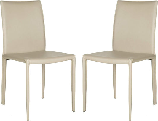 Home Collection Karna Modern Light Grey Dining Chair (Set of 2)-1