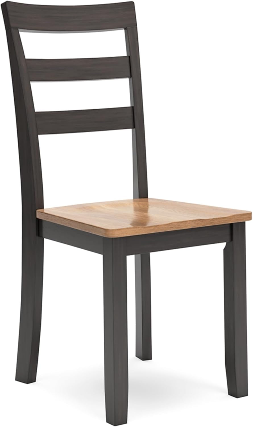 Gesthaven Solid Wood Frame Dining Chair, Set of 2, Natural/Brown-3