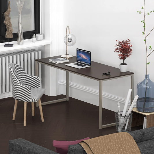 Home Office 55-Inch Computer Desk, 24" Deep, Espresso-1