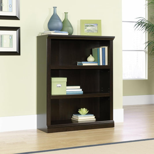 Miscellaneous Storage 3-Shelf Bookcase/ Book Shelf, Jamocha Wood Finish-1