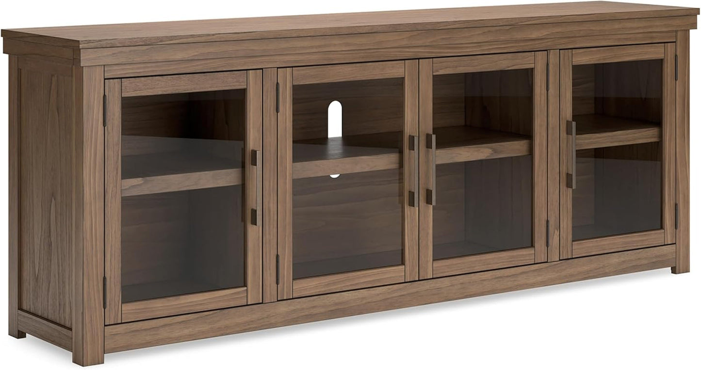 85" TV Stand for 97" TVs with Cabinets-1