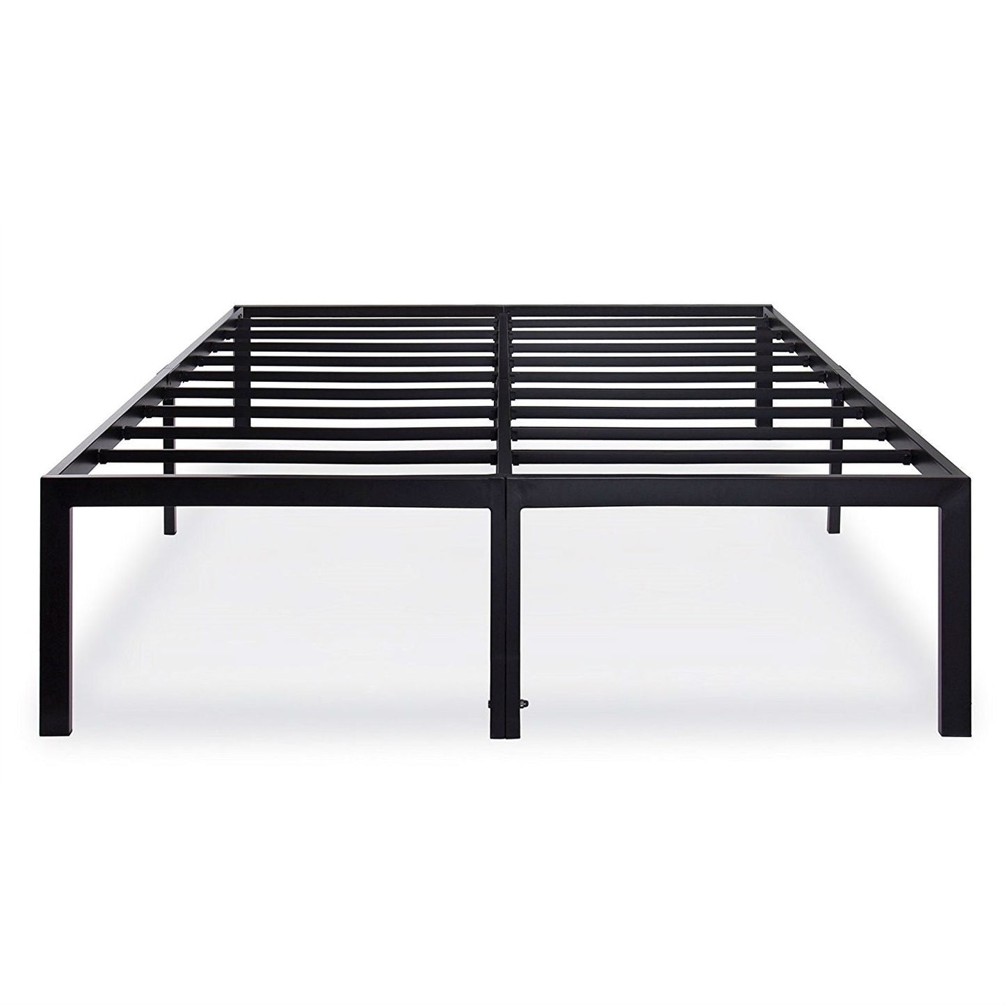 Queen size 18-inch High Rise Heavy Duty Metal Platform Bed Frame with Steel Slats-0