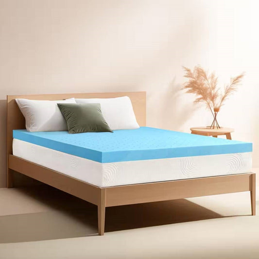 Full size 3-inch Thick High Density Memory Foam Mattress Topper-0