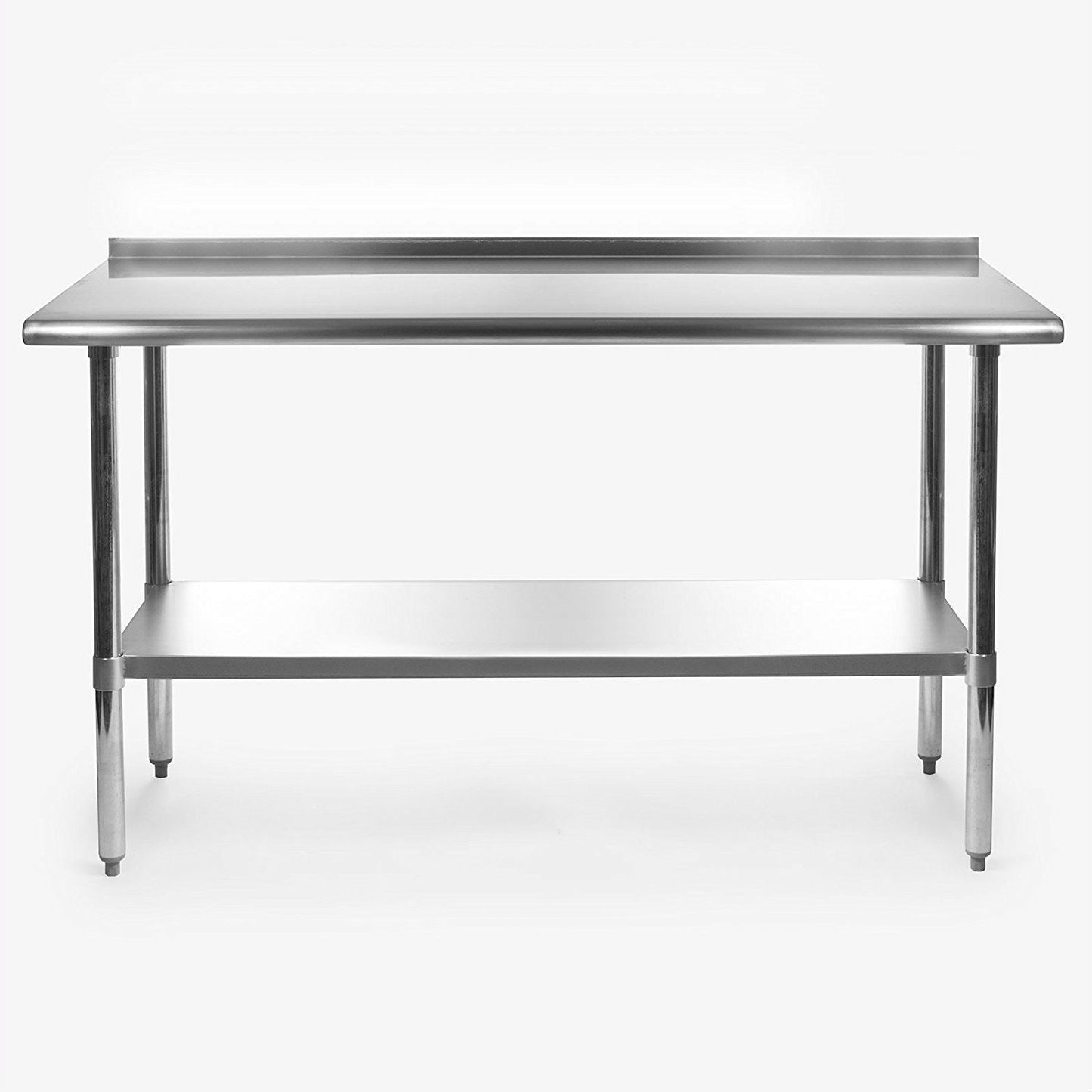 Stainless Steel 60 x 24 inch Heavy Duty NSF Certified  Work Bench Prep Table with Backsplash-0