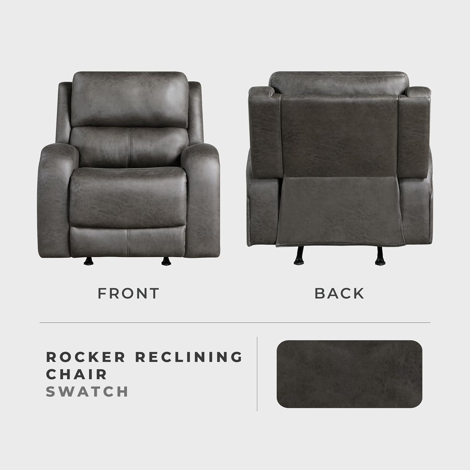 Rocker Recliner Chair for Living Room and Nursery-4