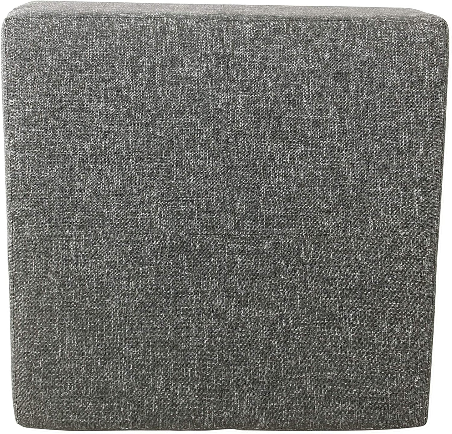 Luxury 32″ Ottoman with Storage in Slate Gray-2