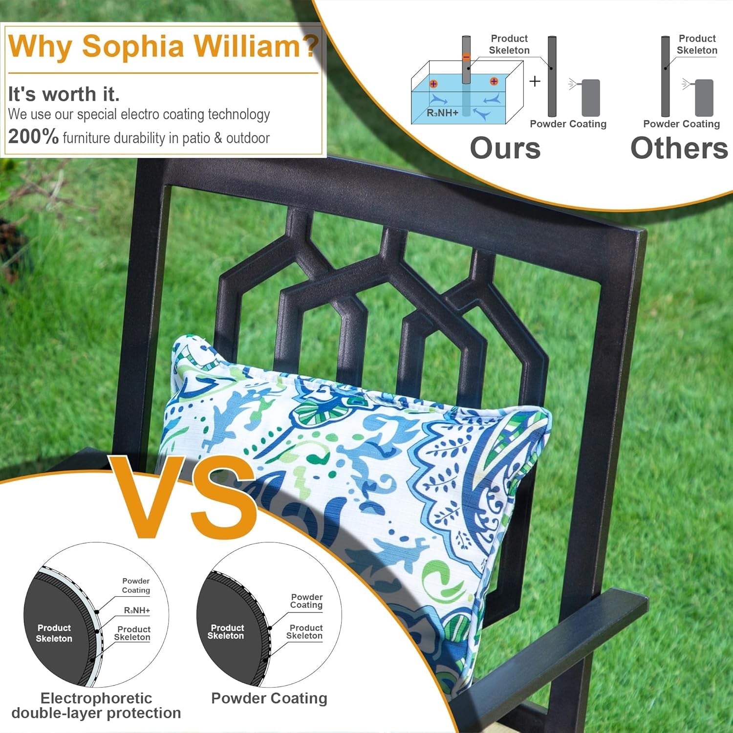 Patio Dining Set 5 Pieces Patio Table and Chairs, 37" Patio Dining Table X 4 Patio Swivel Dining Chairs with Cushion Outdoor Furniture Set for Backyard Lawn Pool Weather Resistant-4