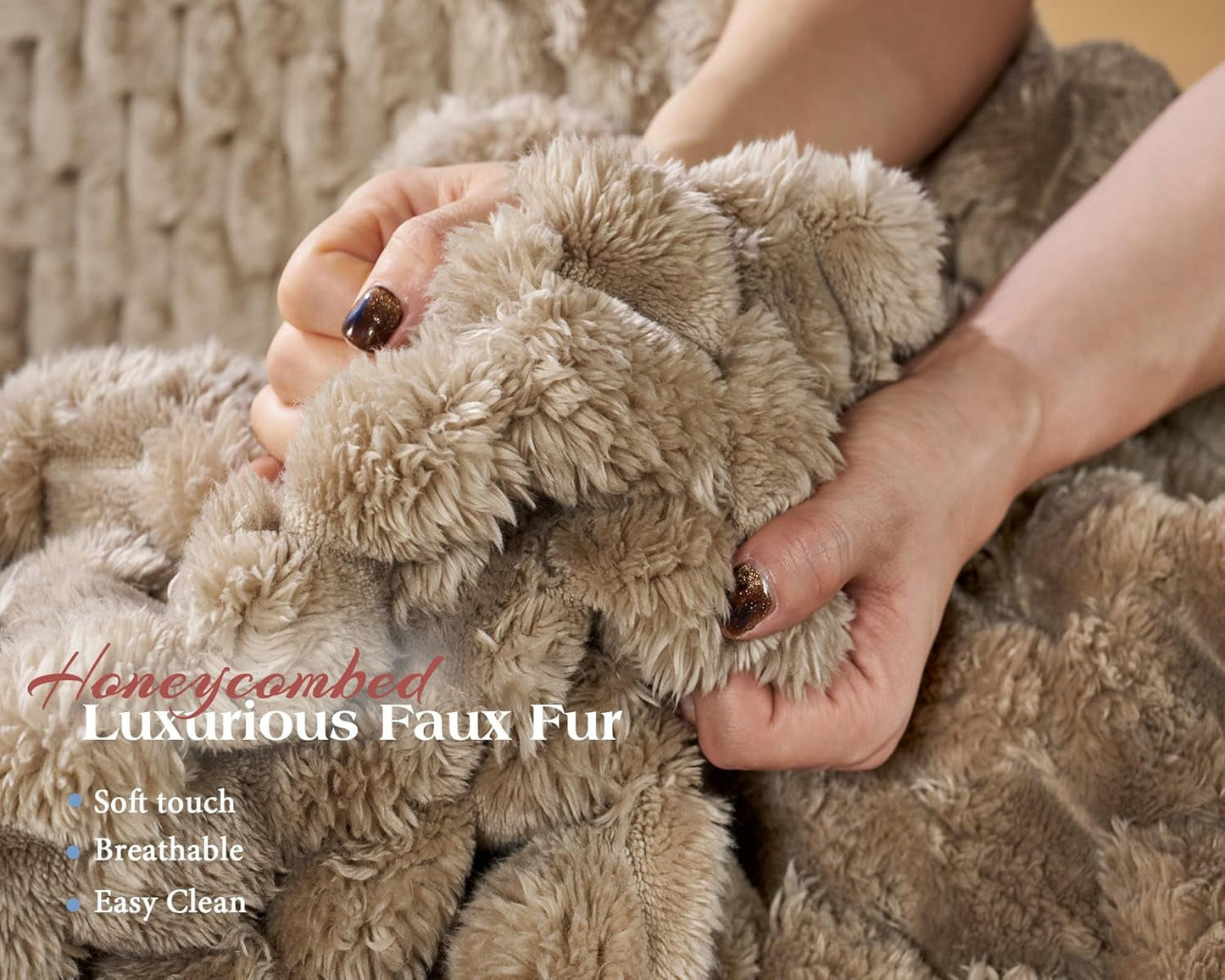 Brown Plush Indoor Sleeper Chair with Pillows-3