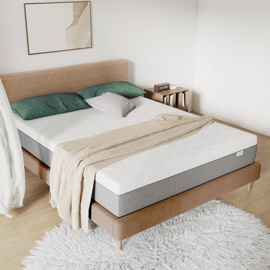 King Gel Memory Foam Mattress, 12 Inch, Medium-Plush-0