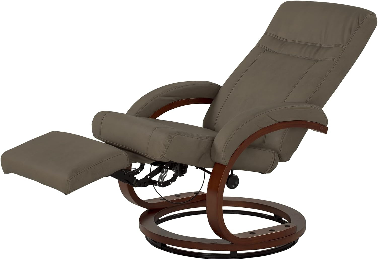 RV Euro Recliner with Footrest, 360-Degree Swivel, Manual Recline, Measures 26" W X 33" D X 39" H, Polyhyde Vinyl Fabric, Grummond - 2020129901-3