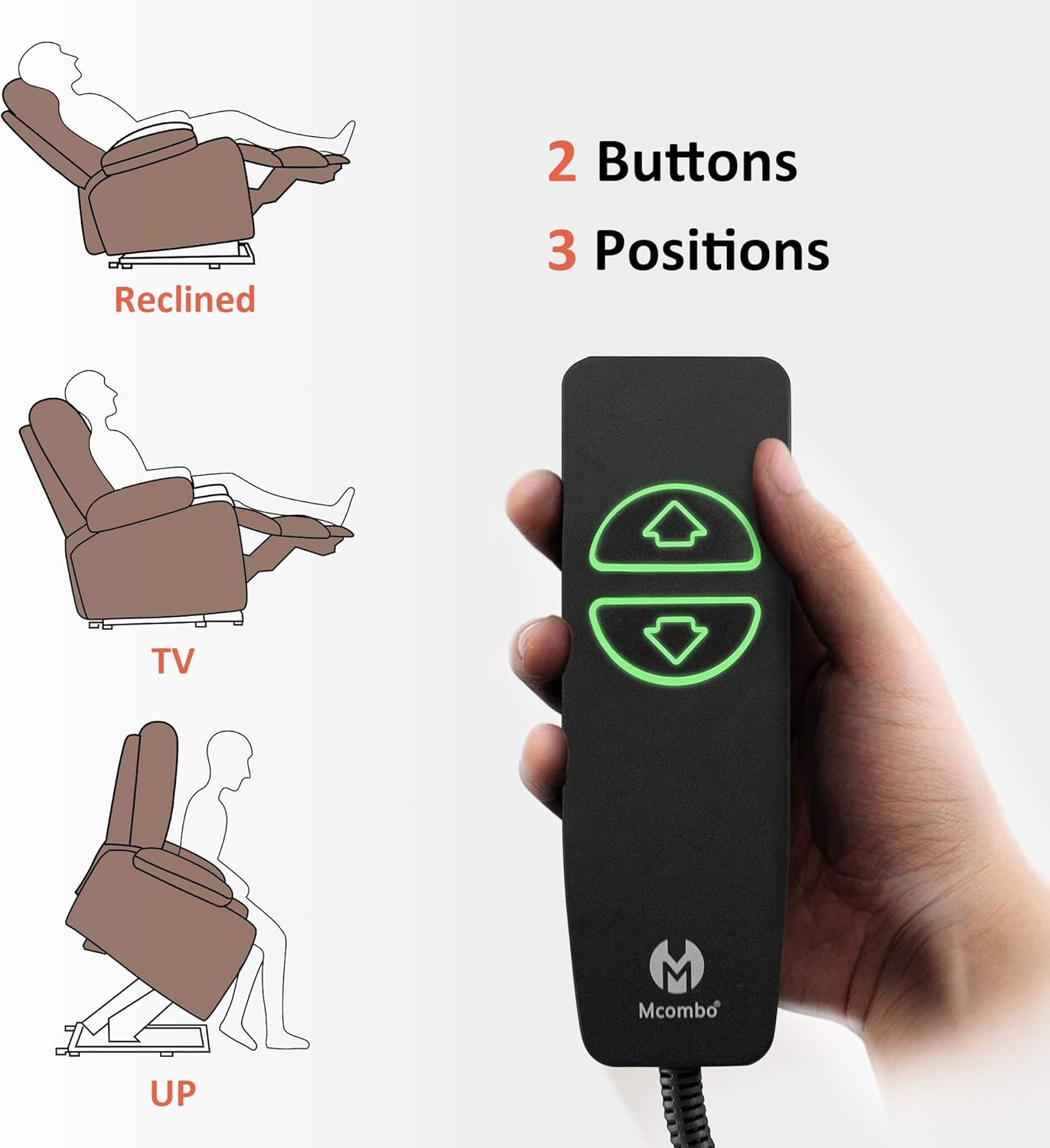 Power Lift Recliner Chair with Massage and Heat for Elderly People, Cup Holders, USB Ports, Side Pockets, Fabric 7529 (Medium, Beige)-3