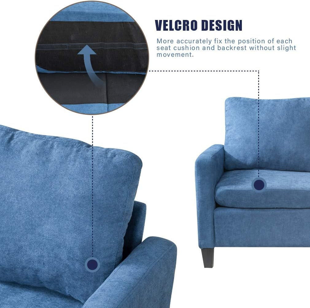 Sofa Sectional Sofa Futon Sofa for Living Room Couches and Sofas Modern Sofa Furniture Set Sofa Set Fabric Sofa Corner Sofa Upholstered Contemporary-4