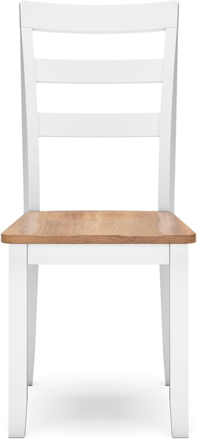 Gesthaven Solid Wood Frame Dining Chair, Set of 2, White/Natural-3