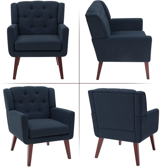 Comfy Button-Tufted Accent Chairs for Living Room-1