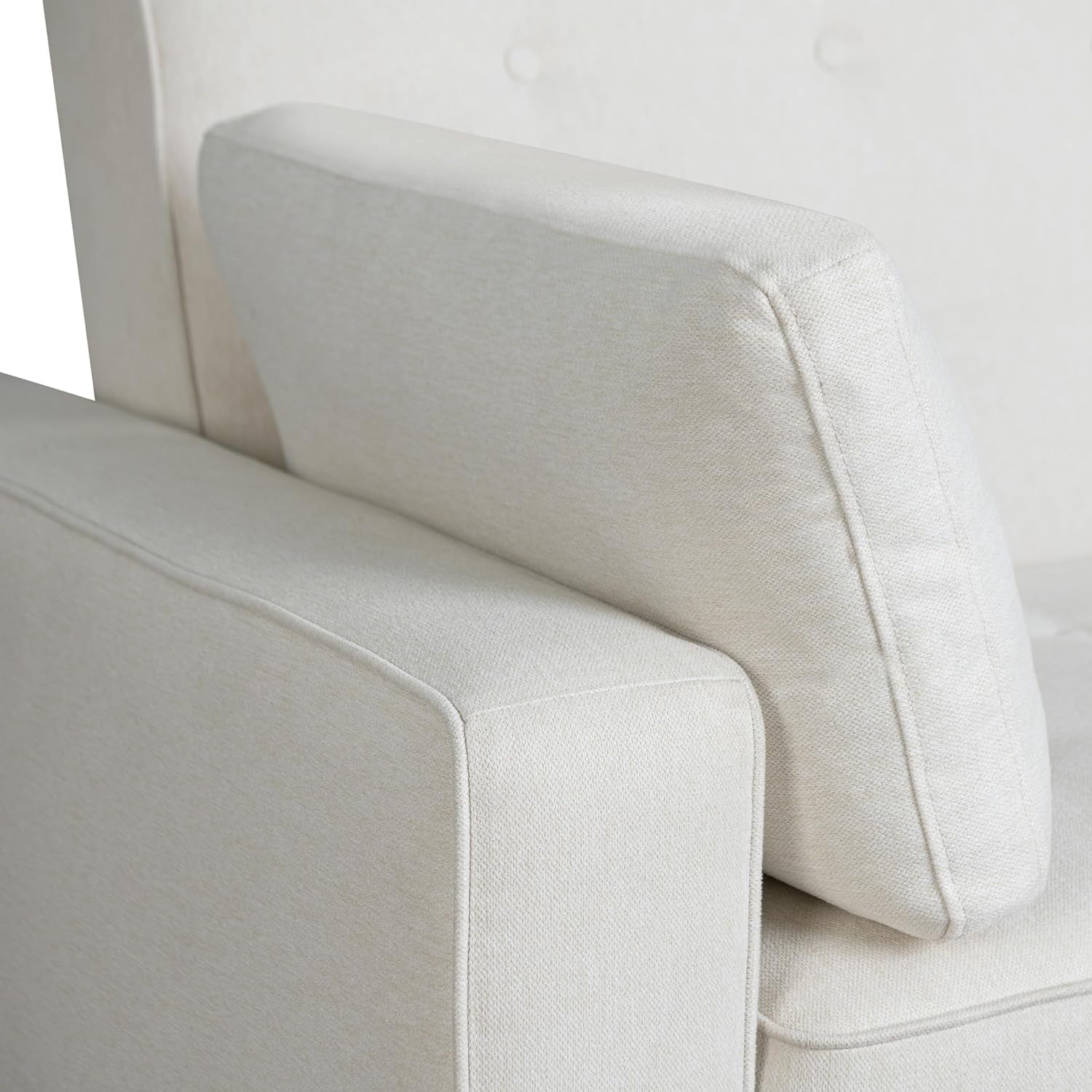 Ainsley Full Size Convertible Loveseat, Oyster-4
